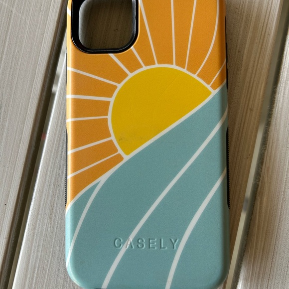 Casely iPhone 11 BOLD case Waves and Rays Sunshine - Picture 2 of 4